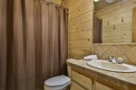 Upper level bathroom shower/tub combo